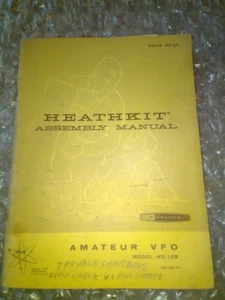 Heathkit HG-10B Handbuch Versand am selben Tag 1967 Original Schaltpläne ausklappbar - Bild 1 von 2
