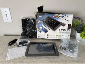 NEW OPEN BOX- Coby Kyros MID7125-4GB Wi-Fi, 7" Touch Screen-Black Android Tablet - Picture 1 of 6