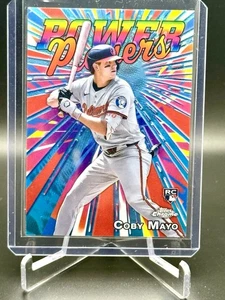 2025 Topps Chrome Power Players Insert #PP-21 COBY MAYO - Baltimore ORIOLES - Picture 1 of 2