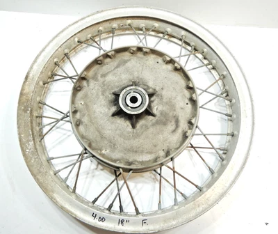 1969 1970 Moto Guzzi V750 Ambassador 750 V7 前轮轮轮辋轮毂 18 — 第 1/4 张图片