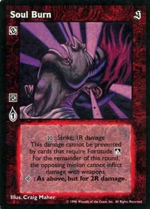 Soul Burn [Sabbat set] - VTES card - Imagen 1 de 2
