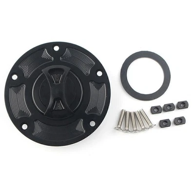 Cubierta de tapa de tanque de combustible negro para motocicleta Ducati Panigale 899 959 1199 1299 Foto 1 de 4