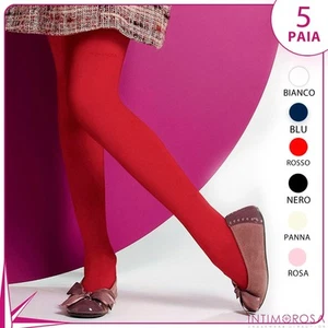 Golden Lady Saltallegro 40 Den Girls Tights 5 Pairs - Picture 1 of 2