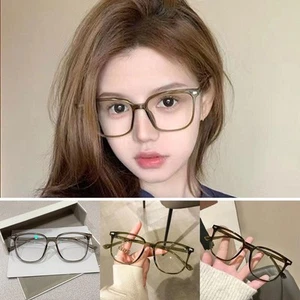 Square Myopia Glasses Anti BlueLight Fashion Frame Nearsighted Eyewear Glas GXS - Picture 1 of 42