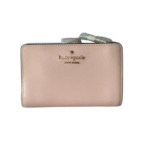 Kate Spade Madison Medium Compact Bifold Wallet in conch Pink - Picture 1 of 7