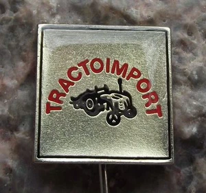Tractoimport Tractor Import Company Plough and Field Agricultural Farm Pin Badge - Picture 1 of 1