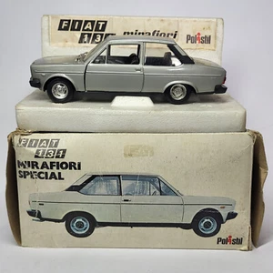 Vintage 1/24 POLISTIL FIAT 131 MIRAFIORI SPECIAL Diecast Model Car Original Box - Picture 1 of 15