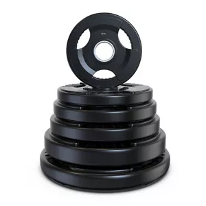 SPART Weight Plate in Pairs or Single Rubber Coated Olympic Grip Weight Plate - Picture 1 of 10