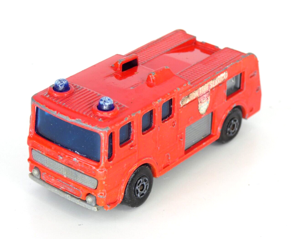 Matchbox 1969 Vehicle Year Vintage Manufacture Diecast Fire Matchbox 1969 Vehicle Year Vintage Manufacture Diecast Fire