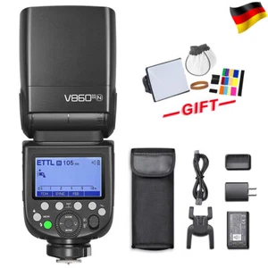 Godox V860IIIN V860III-N 2,4G TTL HSS Blitz Blitzgerät mit Akku für Nikon - Bild 1 von 11