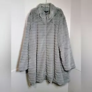 Studio 1886 Women's Faux Fur Coat Size 3X - Picture 1 of 5