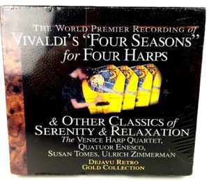 Vivaldi4 Seasons for 4 Harps CD New & Sealed - Imagen 1 de 3