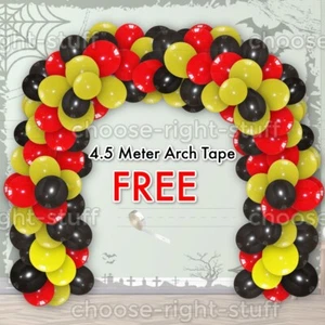 Halloween Arch Balloons Pumpkin Scary Theme Party DECORATION BALLOONS  - Picture 1 of 12