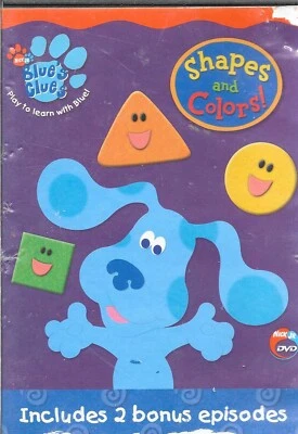BLUE,S CLUES-SHAPES AND COLORS-DVD-2003-FREE SHIPPING IN CANADA - Image 1 of 4