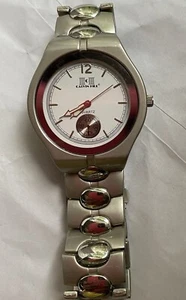 CALVIN HILL Quartz Mens Watch NEW NO BOX Film Still On Face And Back - Picture 1 of 3