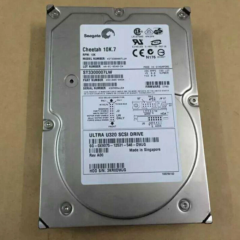 Seagate Cheetah 10K.7 300GB Internal 10000RPM 3.5" (ST3300007LW) HDD - Bild 1 von 4