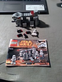 LEGO STAR WARS TROOP TRANSPORT #75078 NO FIGURES HAS MANUAL AND GUNS