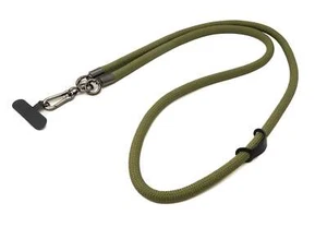 Shoulder Band Shoulder Neck Extra Dick for Smartphone Cover From Nylon IN Green - Zdjęcie 1 z 4