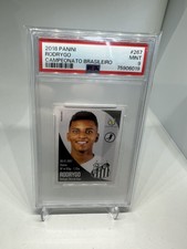 RODRYGO OFFICIAL ROOKIE STICKER CAMPEONATO BRASILEIRO 2018 SANTOS MADRID PSA 9