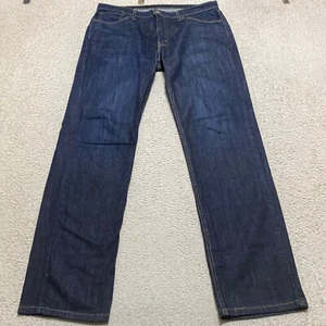 Jeans Levi's 541 para hombre talla 36x34 azul denim atléticos rectos lavado oscuro tiro medio - Imagen 1 de 12