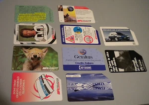 Lote 10 tarjeta Teléfono de telecomunicaciones todos los diferentes usado - Imagen 1 de 1