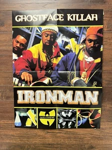 Ghostface Killah Big Poster 24x34 Ironman Wu-Tang RARE Classic Raekwon - Picture 1 of 8