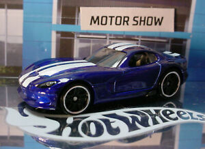 2022 Moteur Show Design Exclusif 2013 SRT VIPER Bleu Foncé Desseré Hot Wheels