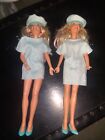 TWINS. 2 Jem & The Holograms Dolls Glitter 'N Gold 1987 Hasbro Jerrica