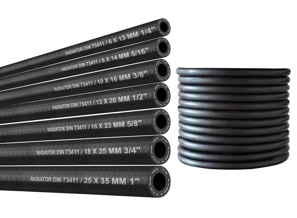 KFZ Kühlerschlauch Kühlwasserschlauch Heißwasserschlauch -40 bis +120C DIN-73411 - Bild 1 von 1