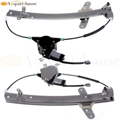 Regulador de ventana eléctrica con motor para 98-11 Lincoln Town Car delantero izquierdo derecho Foto 1 de 4