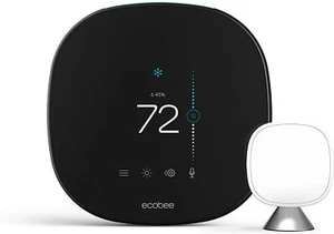 ecobee SmartThermostat with Voice Control, SmartSensor Included, Alexa Built-In - Picture 1 of 1