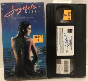 VHS Jezebel's Kiss 1990 Thriller Meg Foster Katherine Barrese - Foto 1 di 4