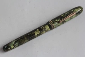 CONKLIN Endura Symetrik Füllfederhalter marmoriert grün Goldfeder (61982) - Bild 1 von 10