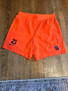Nike ncaa team issue sideline player shorts syracuse orange dri fit size Large - Picture 1 of 4