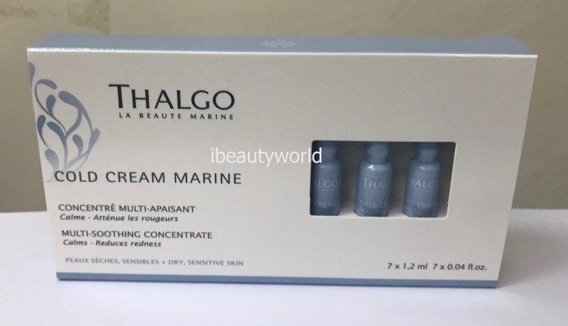 Thalgo Cold Marine Multi-Soothing Concentrate 7 x 1.2ml NIB #cept - Image 1 of 1