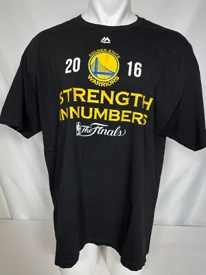 Мужская футболка Golden State Warriors 2016 финал НБА сила в цифрах размер XL - Изображение 1 из 4