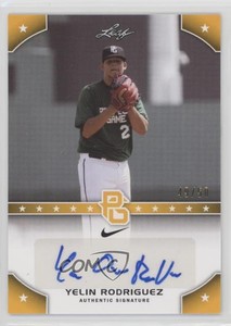 2015 Leaf Perfect Game National Showcase Gold /50 Yelin Rodriguez #PG-YR1 Auto