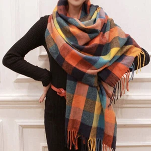 Schal Blogger Dreieckstuch Strick Warm Tuch Boucle Winter Dick Weich ! - Bild 1 von 20