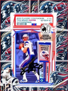 2000 Playoff Contenders Tom Brady Rookie #144 🔥Ultra-Rare 🔥 GOAT Poster /50!🫨 - Picture 1 of 1