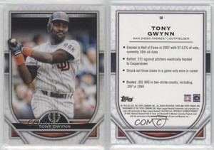 2021 Topps Tribute Tony Gwynn #58 HOF
