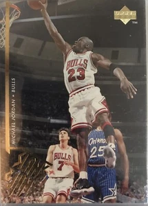 1995-96 UPPER DECK MICHAEL JORDAN SLAMS JAMS NBA #352 BASKETBALL CARD - Picture 1 of 2