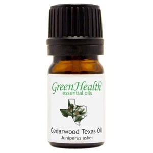 Cedarwood (Texas) Essential Oil - 5 ml - Amber Glass Bottle w/ Euro Dropper  - Picture 1 of 17
