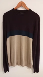 Next Signature Crew Neck 100% Fine Merino Wool Blend Purple Jumper Size XL - Picture 1 of 18