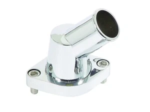 Mr. Gasket O-ring Style Chrome Water Neck 45° Fits 67-75 Chevrolet V8 Engines - Picture 1 of 5