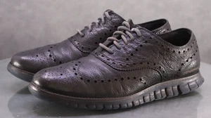 Cole Haan Zero Grand Herren Budapester Oxford elegante Schuhe Größe 8,5 Leder schwarz - Bild 1 von 12