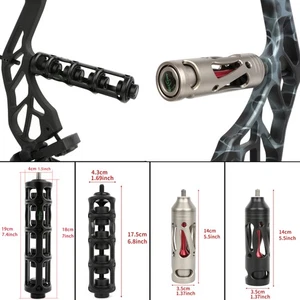 Compound Bow Stabilizer Shock Absorber Bow Hunting Shooting Target Archery - Picture 1 of 23