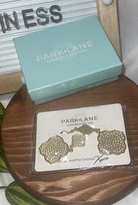PARK LANE JEWELRY | Gold Tone Filigree Earrings Moana Pierced - Picture 1 of 3