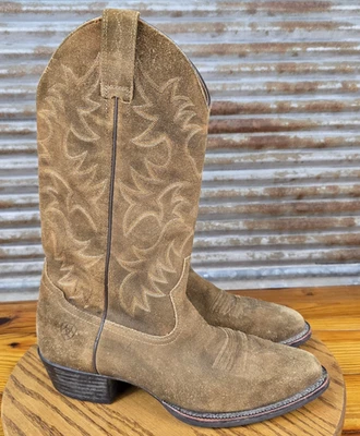 Ariat Ladies Western Boot Naturally Rich Suede 10.5D PRISTINE Condition! - Image 1 of 4