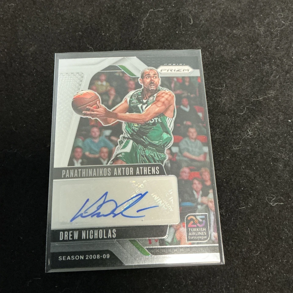 Drew Nicholas 2024-25 Panini Prizm Euroleague #SI-DRW Auto - Image 1 of 1