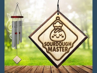 Sourdough Master Woodstock Wind Chime 27" - Brand New - Image 1 of 4